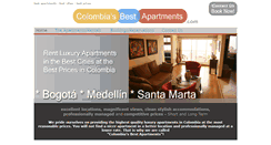 Desktop Screenshot of colombiasbestapartments.com